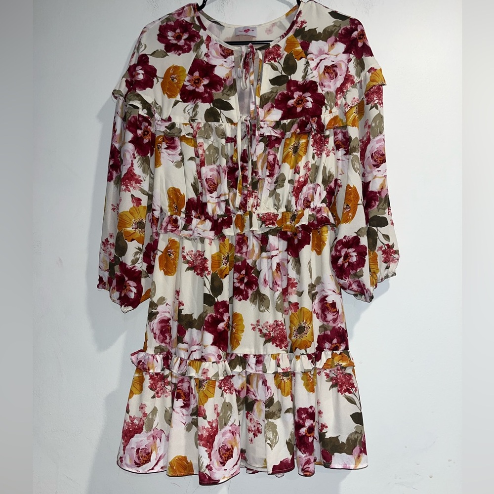 BUDDY LOVE Lily mini dress in Thistle